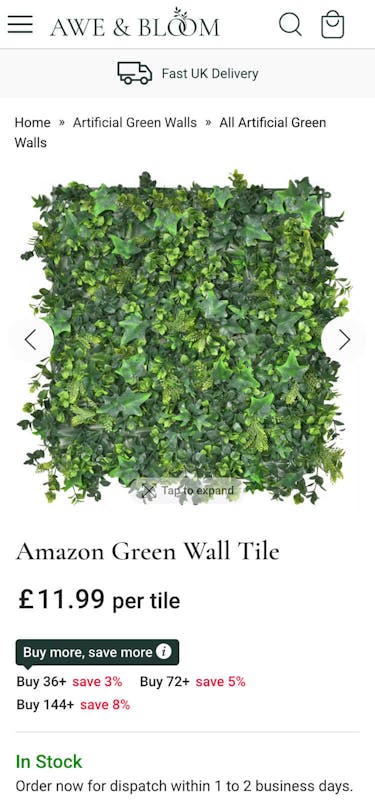 Awe & Bloom Product Page