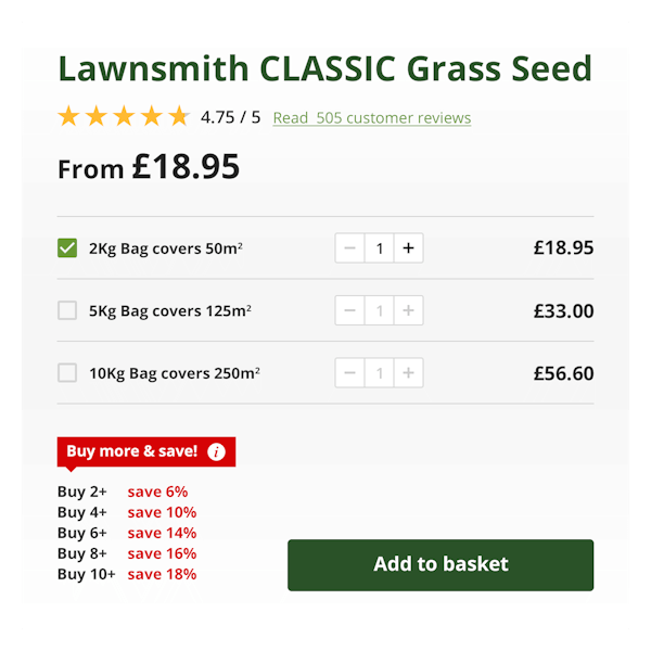 Lawnsmith Buy More and Save