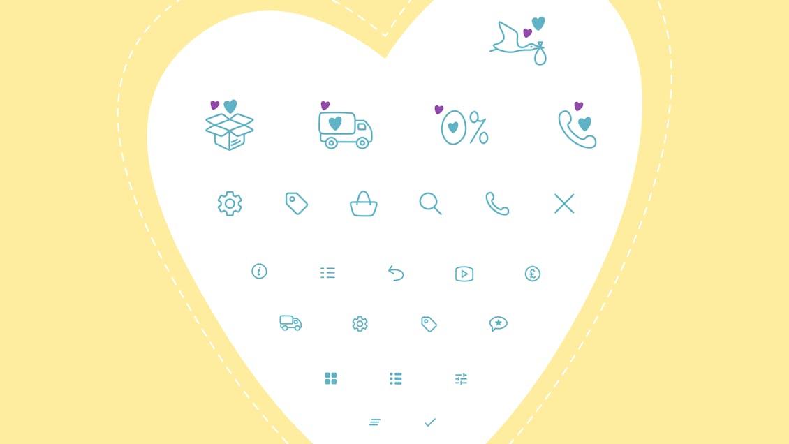 Little Angels Prams Custom Icon Design