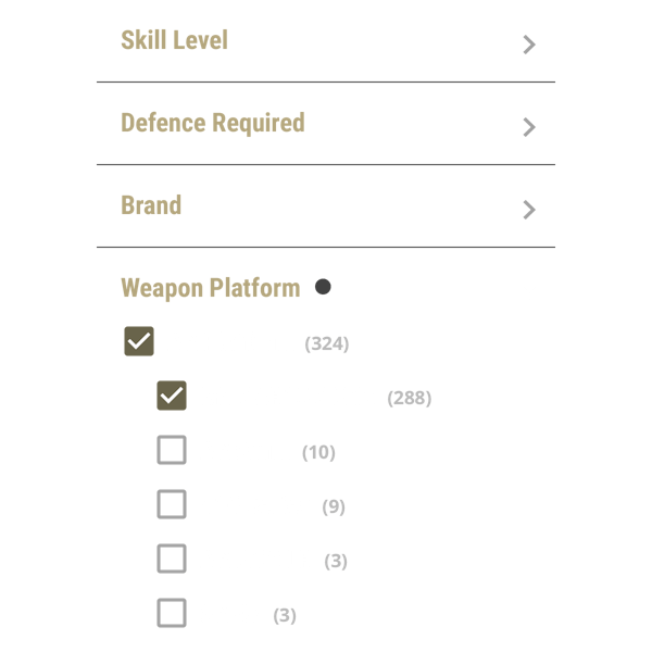 Patrol Base Product Filters