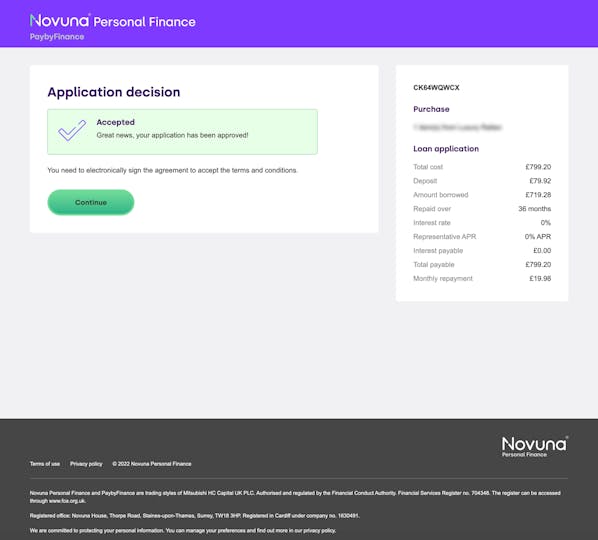 Novuna Step 2