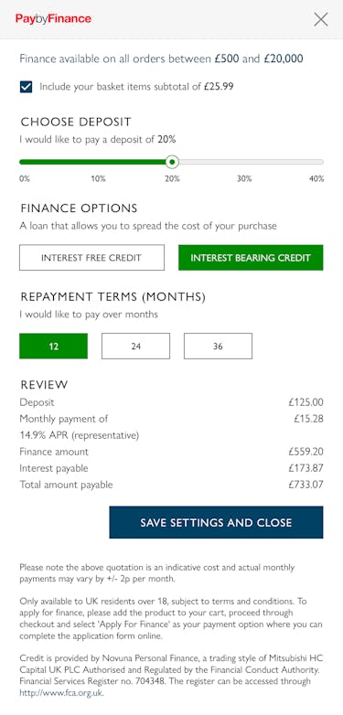 Finance Calculator Options 3
